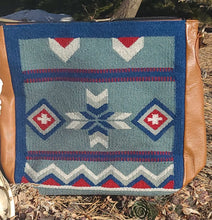 Load image into Gallery viewer, DK Shoulder Bag Cowtown Slate Blue and Charcoal