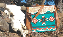 Load image into Gallery viewer, DK Shoulder Bag Cowtown Kelly Green and Rust

