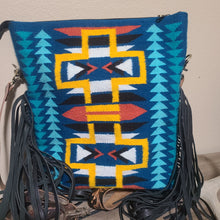 Load image into Gallery viewer, Santa Fe Tote Turquoise
