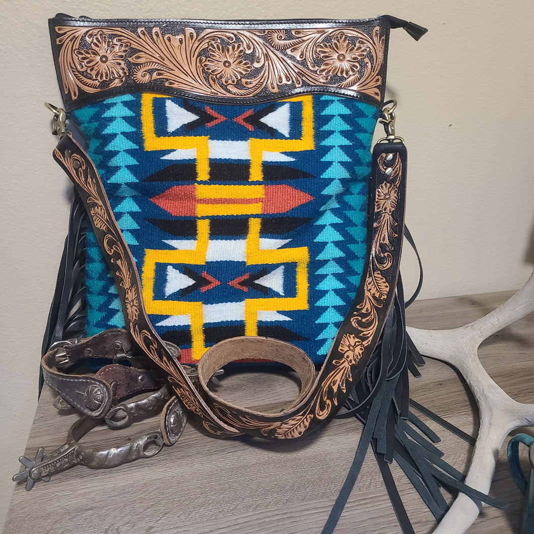 Santa Fe Tote Turquoise